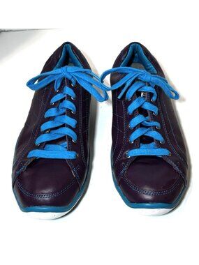 FootJoy LoPro Spikeless Womens Golf Shoes Purple and Teal size 8.5